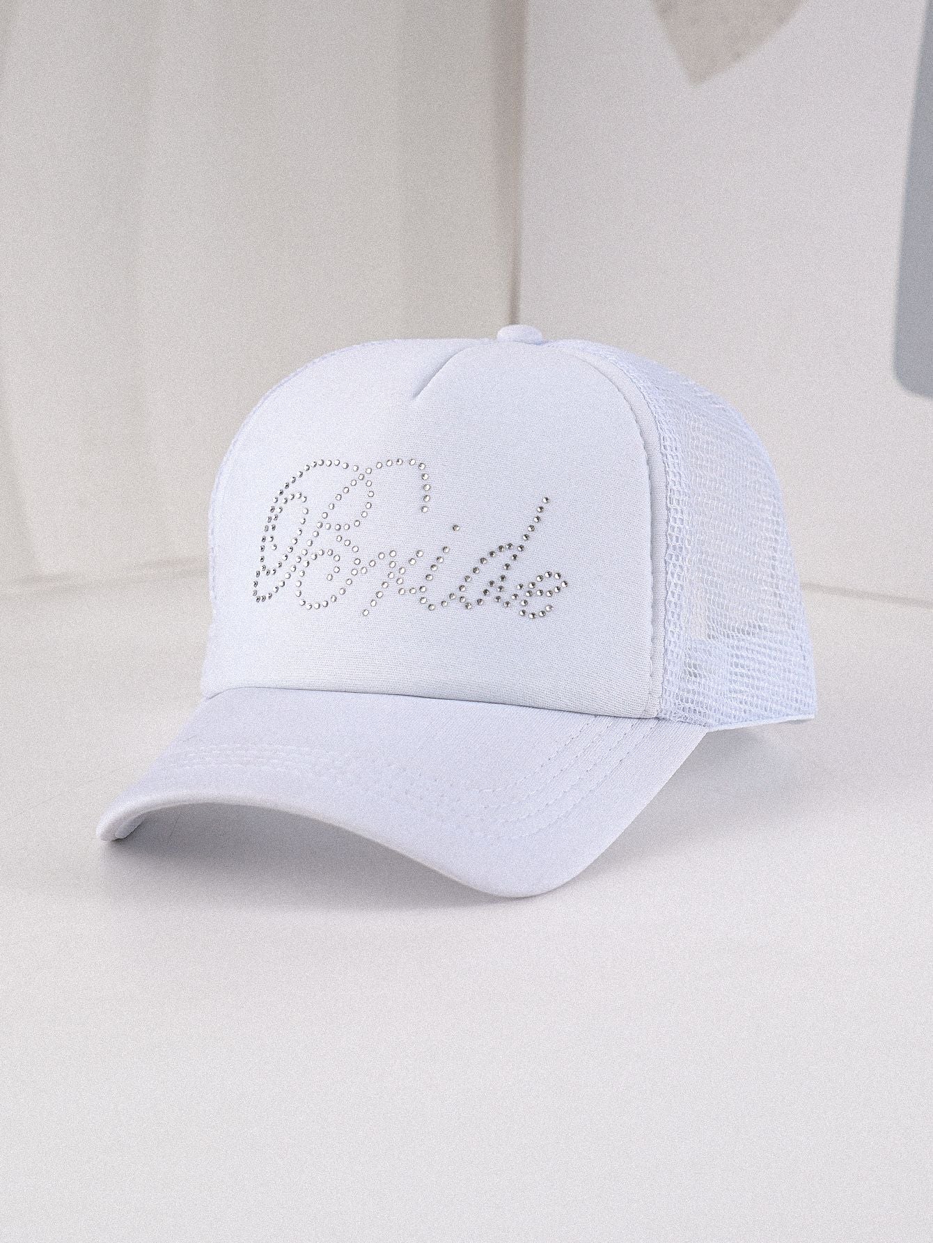 Embroidered Letter Mesh Baseball Cap Breathable Sun Hat
