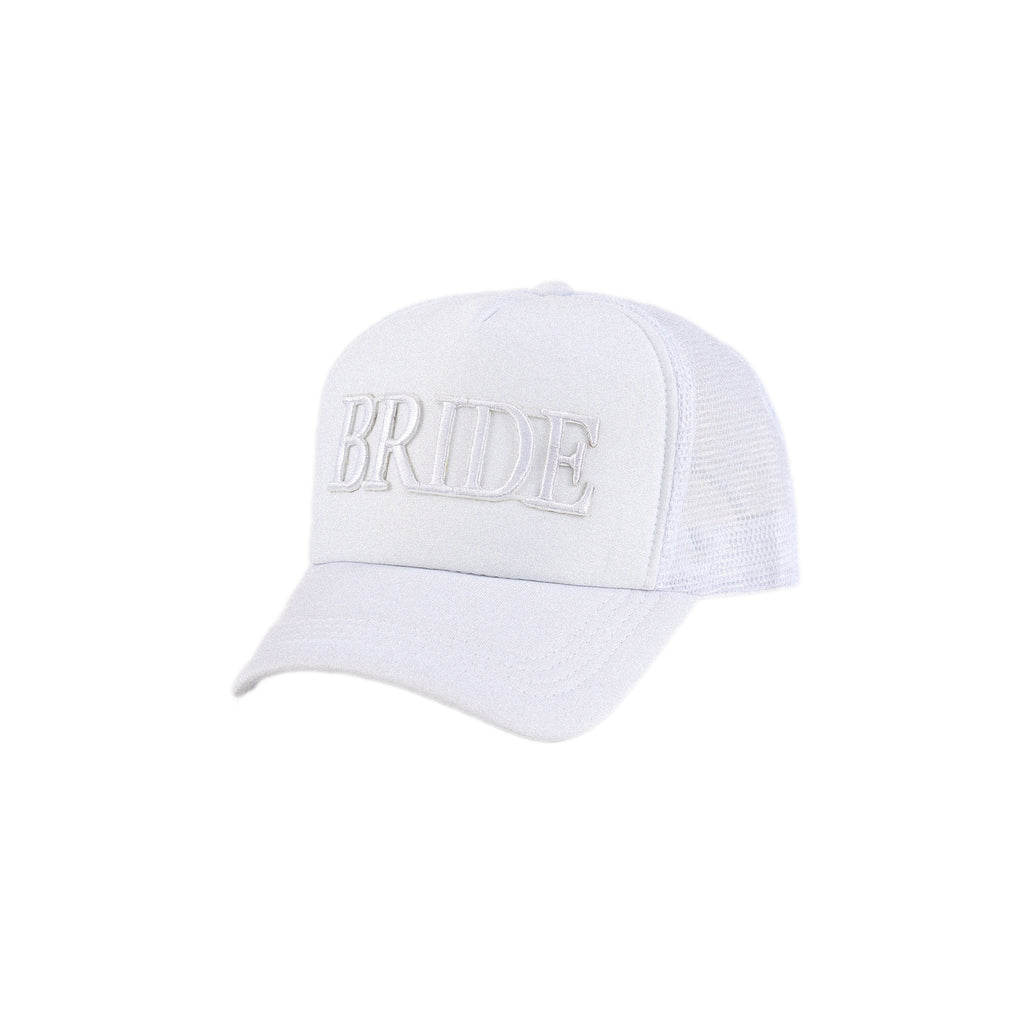 Embroidered Letter Mesh Cap