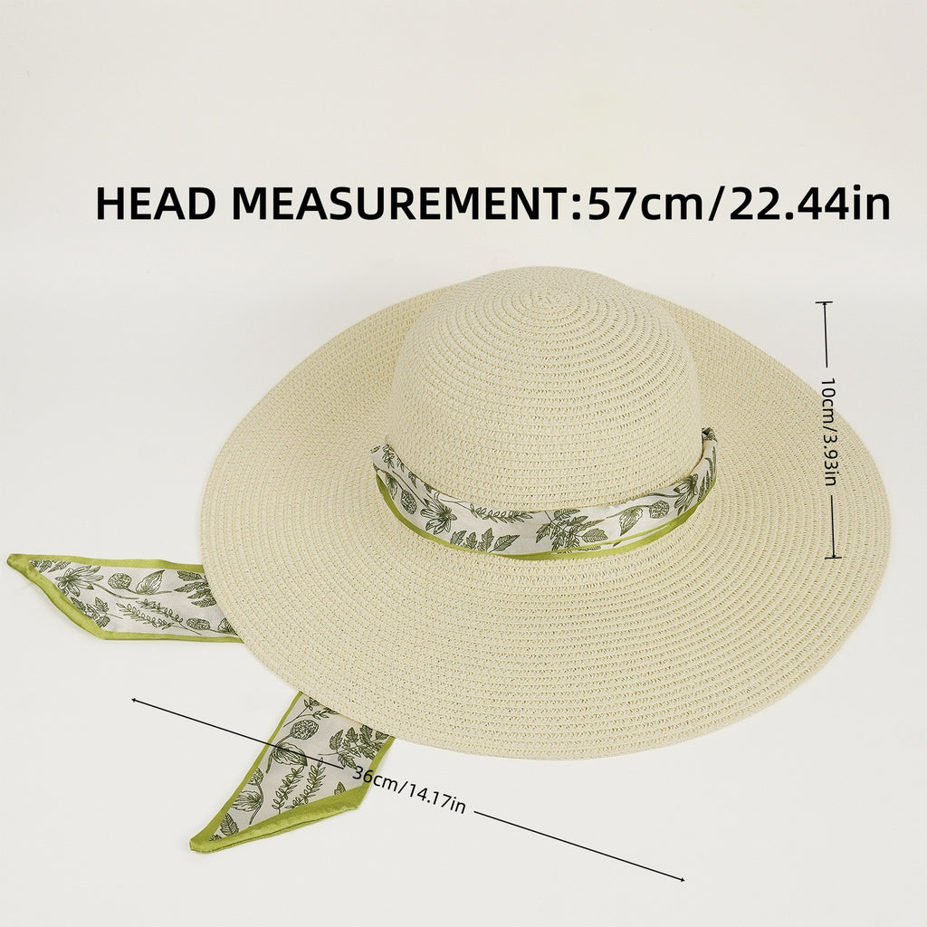 Embroidered Wide Brim Felt Hat