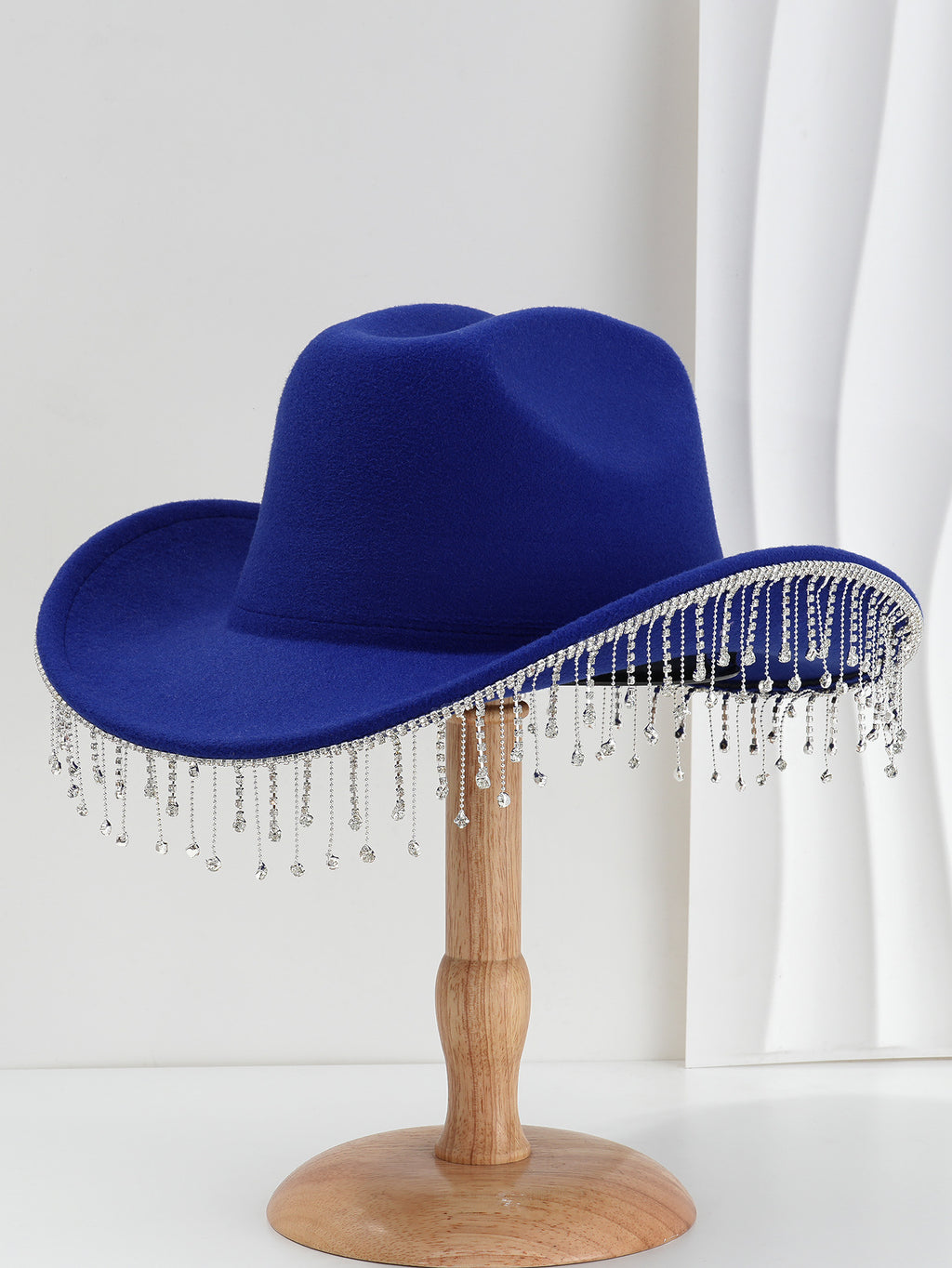 Fringe Wide Brim Cowboy Hat